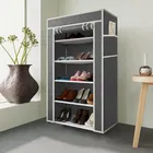 Metal 5 Layer Collapsible Shoe Rack 