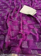 Chiffon Printed Saree for Women 