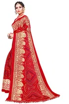 कनूड़ा प्रिंट्स फैंसी विमेंस कोटा फॉयल नेट प्रिंटेड साड़ी 