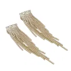Diamond Chain Drop Earrings for Women 