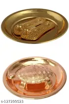 Feng Shui Tortoise & Charan Paduka with Plate 