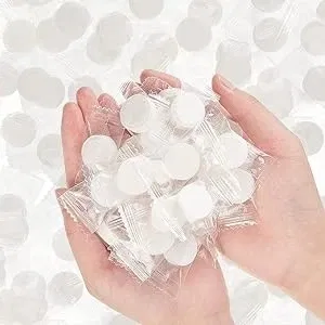 Microfiber 40 Pcs Coin Tissues (Set of 1)