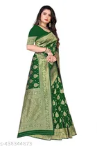 Banarasi Silk Zari Woven Saree for Women 