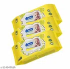 Entrio 80 Pcs Baby Wipes (Pack of 3)