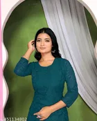 Net Kurti for Women,  Green  