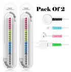 Rubber Spiral 4 Pcs Mobile Cable Protectors 