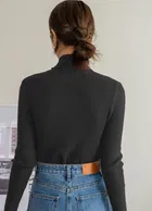 Women's Woollen High Neck Innerwear Thermal Top 