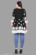 Georgette Chikankari Top for Women 