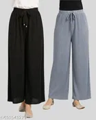 Comfortable Palazzo Pants for Women, Pack of 2 