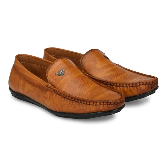 Loafers for Men (Tan, 10)