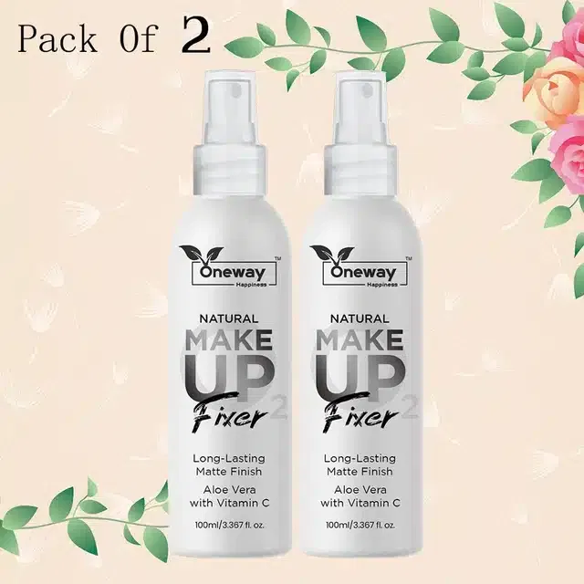Oneway Makeup Fixer (100 ml, Pack of 2)