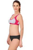 Pibu वीमेन कॉटन ब्रा पैंटी सेट 