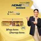 HomeFoil 2-in-1 Food Wrapping Paper & Golden Foil, 200 Grams
