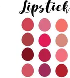 Non Transfer Waterproof Super stay matte ink bold lip color liquid lipstick combo pack of 12 