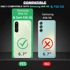 Rubber Back Cover For Samsung Galaxy M56 5G 