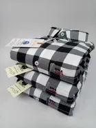 FREANKMEN Casual Cotton Men Checkered Shirt 