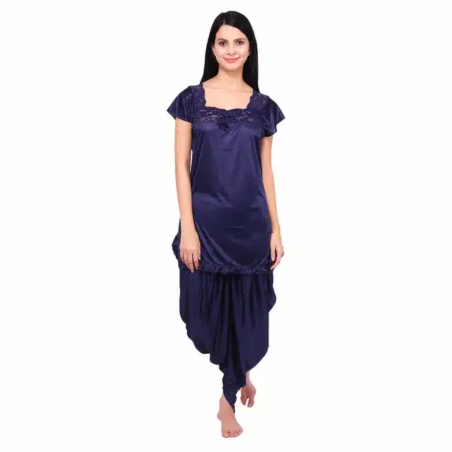 Nightdress for Women (Navy Blue)