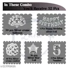 52 Pcs 5th Birthday Decoration kit, Multicolour, Set of 1