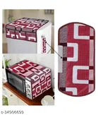 Fridge Top Cover with Microwave Cover & Handle Cover 