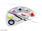 Stainless Steel Professional Beauty Salon Color Cream Cosmetic Mixing Makeup Palette, Spatula Makeup Artist Nail Art Tool
