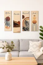 Wall Decor Hangings for Home - 4 Pcs