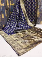 Banarasi Silk Zari Woven Saree for Women 