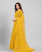 Net Floral Saree for Women 