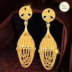 Oxidised Alloy Gold Plated Earrings for Women 