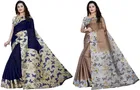 Khadi Silk Printed Saree for Women 