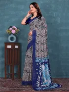 Georgette Printed Saree for Women 