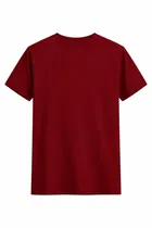 Crew Neck Chest Printed T-Shirts for Men 