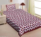 Cotton Single Bedsheet with Pillow Cover 