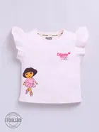 Cotton Dora Printed T-Shirt for Girls 