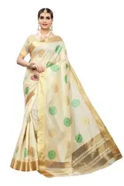 Printed Saree with Blouse Piece for Women 
