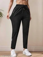 Cotton Trouser for Women, Black 