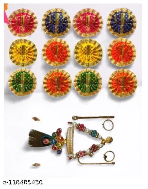 Laddu Gopal Dress (Red, Pack of 1)