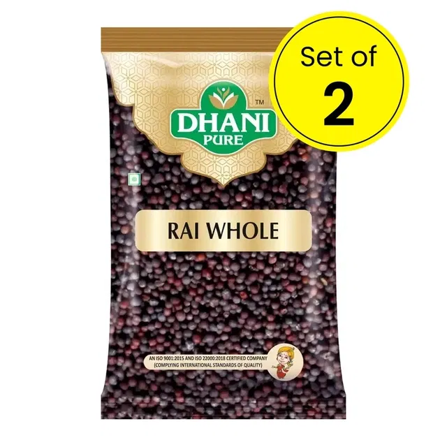 धनी प्योर राइ साबुत (छोटी) 2X100 g (सेट ऑफ़ 2)
