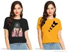Half Sleeves Printed T-shirts for Women & Girls 