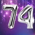 Foil Balloon for Birthday Celebration, No. 74 