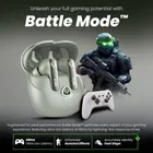 Truke BTG Ultra Earbuds, Green with 60H Battery, 360Spatial, Low Latency, 13mm Drivers