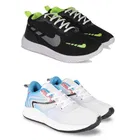 Sports Shoes for Men, Multicolor, Pack of 2 