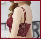 Net Solid Bras for Women, Assorted, Pack of 4 