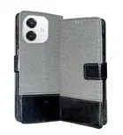 Artificial Leather Mobile Flip Cover for Oppo A3 5G / Oppo A3X 