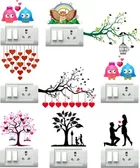 AVV Birds & Couple Switch Board Sticker 8x13cm