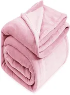 Wool Solid Blanket, Pink 