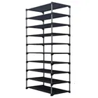 Metal 9 Layer Collapsible Shoe Rack 