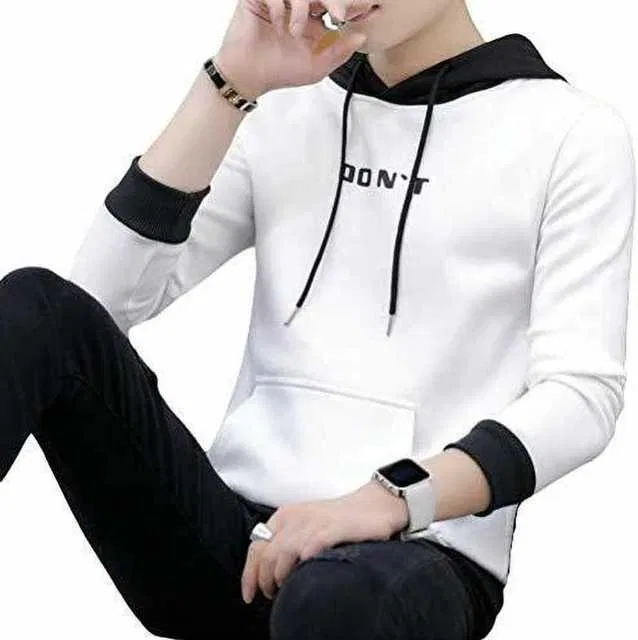 Best Hot Selling Cotton Blend Full Sleeves T-Shirt For Men (White, XL) (R-141)
