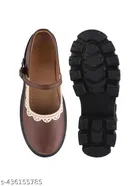Solid Synthetic Ballerinas for Women 