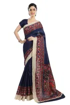 Bhagalpuri Silk Printed Saree for Women 