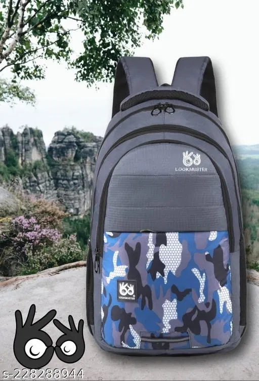Rubber Backpack for Men & Women, Multicolor